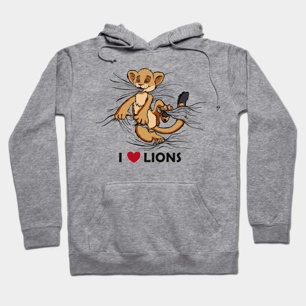 I love lions Hoodie by CybertronixWolf